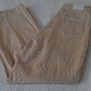 Shekou Printed High Waisted Jeans